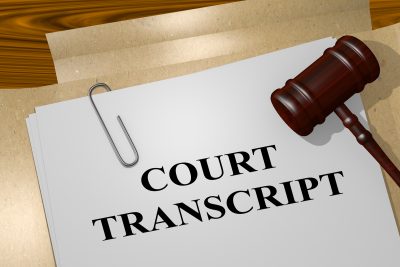 Court Transcript, order a transcript